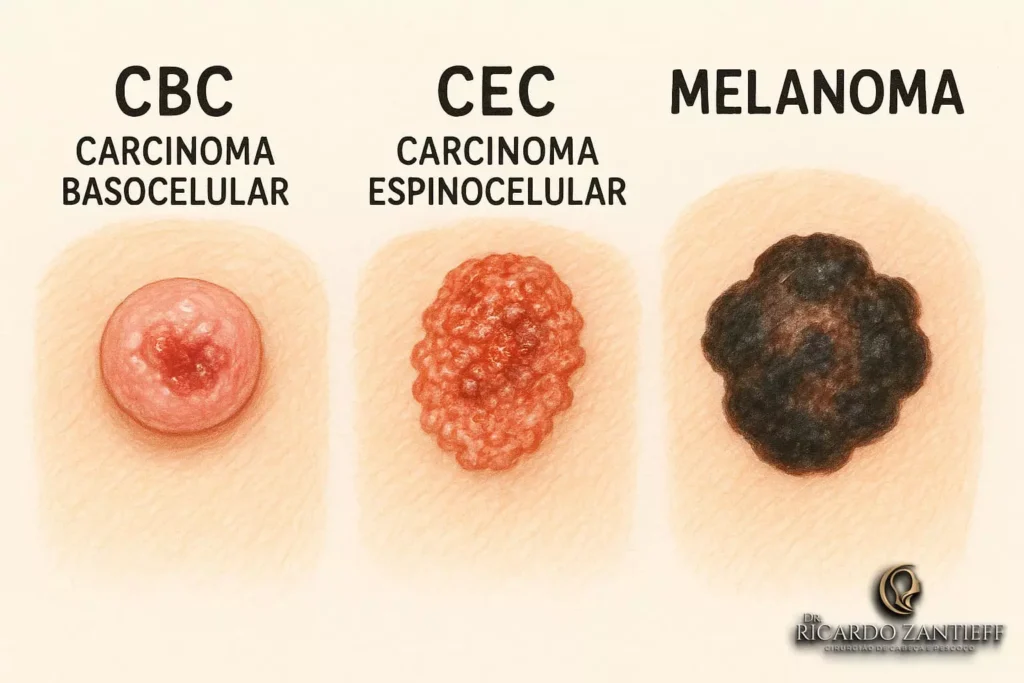 Tipos de câncer de pele
